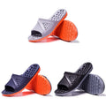 2023 New Cheap Ladies Hollow House Slides Bathroom Leaking Hole Indoor Home Anti-slip Sandals Slippers for Men Women