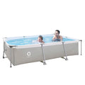 B02 3x2.07x0.65m Family Professional Jilong Avenli 17771 Passaat Grey Rectangular Steel Frame Pool