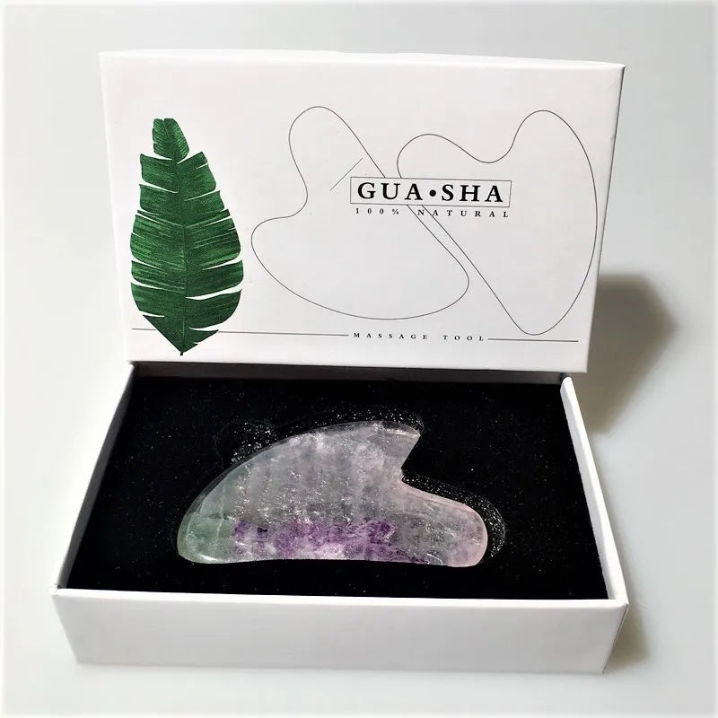 Huiying Highest Quality Item Fluorite Guasha Tool Heart Good for Health