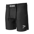 Premium 4-WAY Stretchy Fabric Men's Sublimation Black Fight Short Custom Logo Grappling BJJ MMA Jiu JItsu Shorts