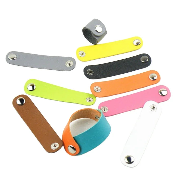 Hot Custom Color Embossed Eco-Friendly PU Leather Clothing Tags with Custom Logo for Garment Bags & Shoes