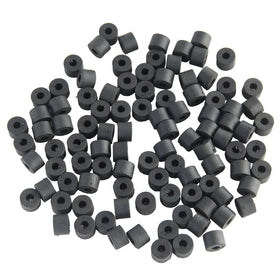 9mm Thick Round Spacers with O-Ring Flat Hose Gasket Fastener Rubber Washer Plain Finish M4 Compatible Screw