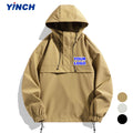 LAYENNE Fashionable Water Proof Custom Label 1/2 Zip up Jacket Men Sports Jacket Anorak Windbreaker Jacket Unisex