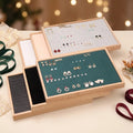 High End Bamboo New Style 216 Holes Stud Earrings Jewelry Storage Show Case Tray