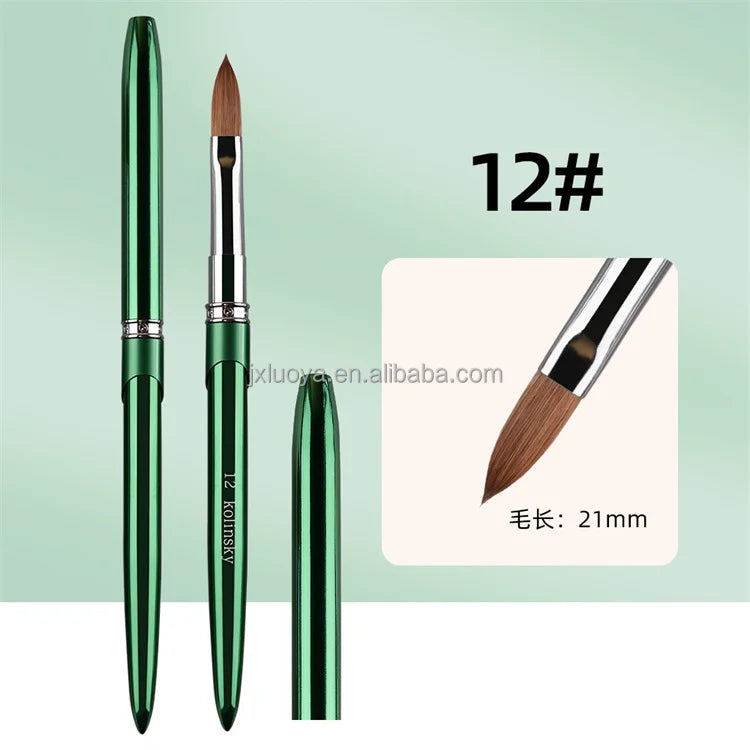 Walgreens Best Acrylic Kolinsky Nail Brush Pure Kolinsky Hair  Brush and Metal Handle for Beauty Use