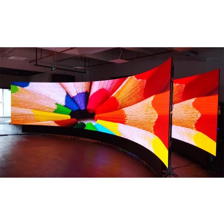 High Brightness Custom Flexible Indoor LED Display Large Screen Curved LED Screen Indoor LED DiSplay Video Wall Panel