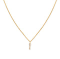 Milskye Fashion Fine Jewelry for Women 2026 14k Gold Plated 925 Silver Initial Pave Pendant Necklace