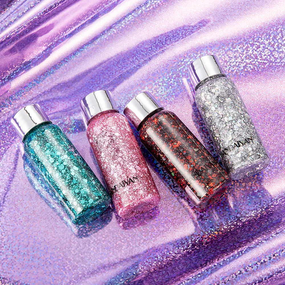 Manufacturer High Quality Latest Cheap 3D Glitter Body and Face and Hair Gel Non Toxic Primer