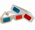 Ready to Ship Cheap Price Eco-friendly Mirror 3D Paper Glasses in Blue/Red/Purple/Yellow