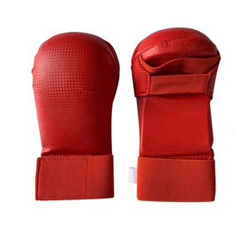 Martial Arts WKF Approved OEM Gear Karate Gloves Mitts Hand Protector Training Competition Shotokan PU Material Cotton Lining