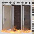 European Standard Customized Interior Wood Door Fireproof Certified EN 1634 for Hotel Room Wooden Fire Resistant Door
