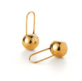 Milskye Cute Jewelry Set for Women Shiny Wedding Fashion Fine Jewelry for Women 925 Silver 18k Gold Pin Bead Hoop Earrings