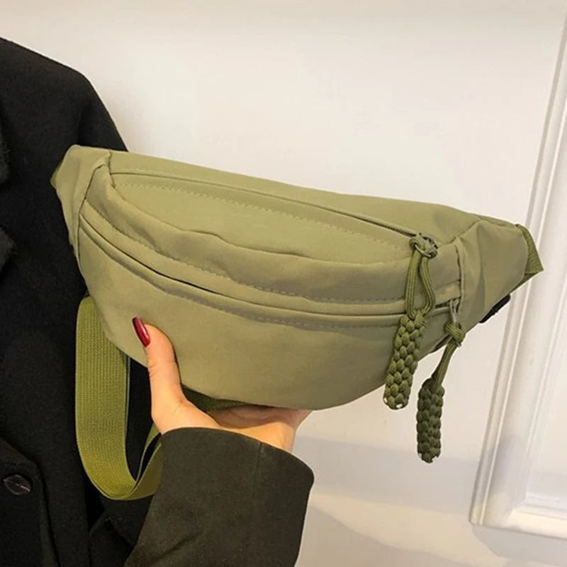 Custom Logo Oxford Sports Running Side Belt Hip Leg Messenger Bum Belt Sling Chest Crossbody Fanny Pack Men's Bag Waist Bags
