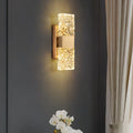 Nordic Transparent Crystal Wall Lamps Luxury Sconce Gold Wall Light for Living Room Bedroom Stair Aisle Creative LED Lamp Decor