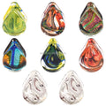 Evorte Wholesale 6-30mm Water Drop Design Glass Tunnels Ears Gauges Plugs Stretchers Expander 0g-1" Piercing Jewel Wedding Gift