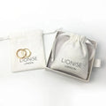 Promotional Custom logo White Cotton Canvas Drawstring Bag Eco Friendly Jewelry Ring Earrings Gift Packaging Bags