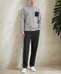 New Arrival Wholesale Men's Breathable Anti-Shrink Crew Neck ODM&OEM Supply Knitted Pullover Sweater