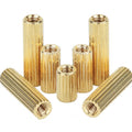 Brass M2 Round Male & Female Threaded Knurled Standoff Spacer with Screw Nut Fasteners Product
