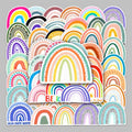 50PCS Hot-selling Cute Personality Decorative Graffiti Rainbow Bridge Stickers Scooter Suitcase Guitar Desktop Stickers