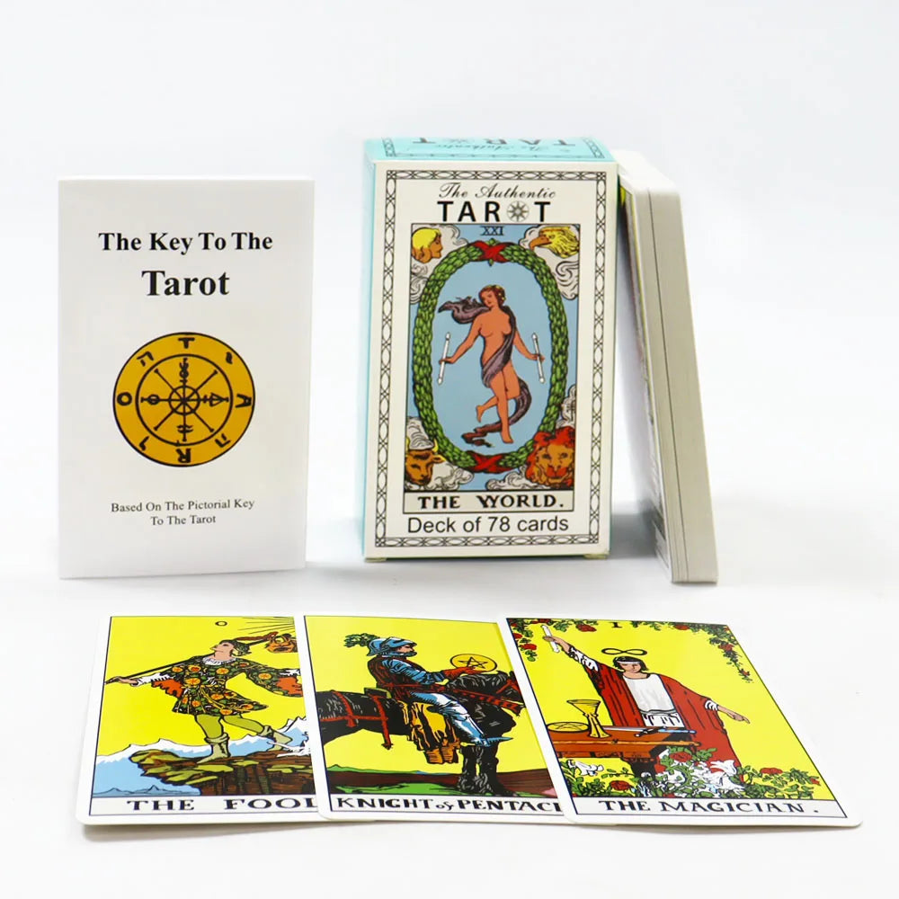 Factory Direct Sale Custom English Tarot Cards Deck Set with Guide Book Custom Tarot Cards Wholesale