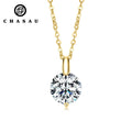 Original 8mm 2ct Round D Moissanite Diamond Pendant Original Real 925 Sterling Silver Necklace 2025 Trend Fine Jewelry for Woman