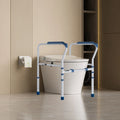 MSMT Elderly Bathroom Toilet Safety Frame Handicap and Disabled Toilet Grab Bar for Elderly Toilet Safety Rail for Disabled