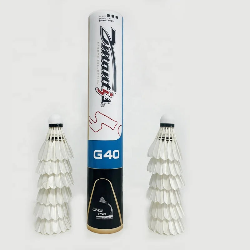 Direct Factory Supply of Natural Goose Feather Shuttlecock Class D Badminton Training Ball