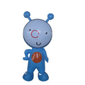 Customized Promotional Mascot Outdoor PVC Inflatable Blue Cartoon Model Air Dancer Digital Waterproof Advertising Event Party 5m