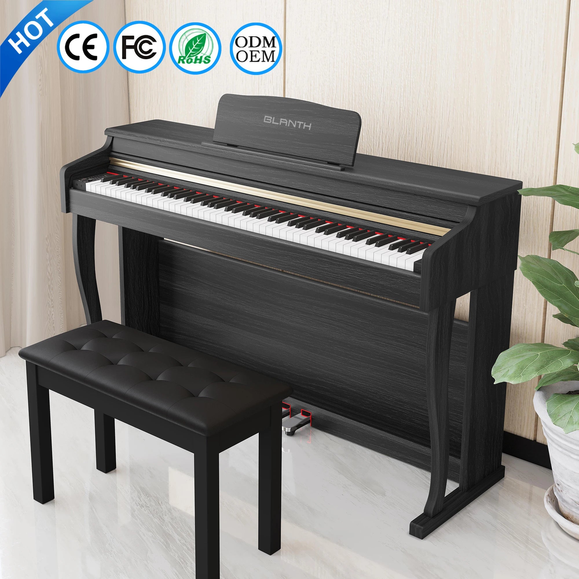 Music Instrument Piano Keyboard Digital Piano 88 Keys Electronic Piano Keyboard Instrument