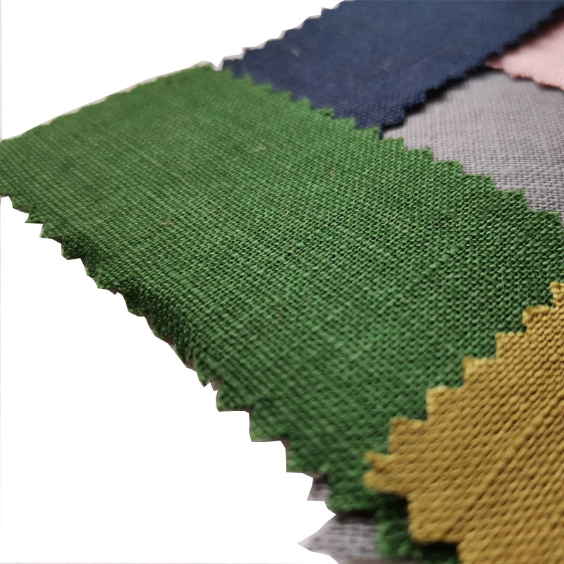 100% Linen Fabric 180gsm Weight Plain Fabric for Women Man Garment Blouse Suit