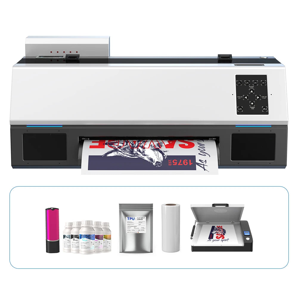 A3 A3+ XP600 PET Film Transfer T Shirt 33cm DTF Printer with White Ink Circulation System