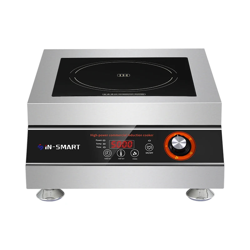In-Smart 5000W Commercial High-Power Stainless Steel Induction Cooker with Multi-Function for Household Outdoor Hotel Use
