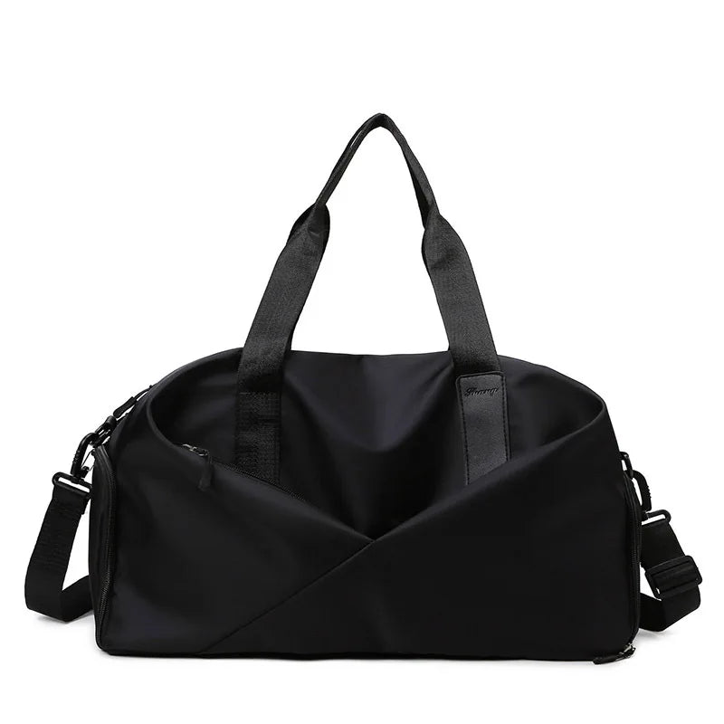 High-Quality Custom Logo Unisex Workout Bag for Yoga Gym Swim Travel with Shoe Compartment & Waterproof Material