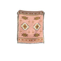 100% Recycled Cotton Customized  Throw Rugs Bohemian  Woven Throw Blanket for Wholesale