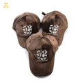 Customized Brown Trucker Mesh Caps Curved Brim High Profile 6 Panel Unstructured Suede for Fashion Y2K Style for Cycling