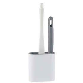 Easy Cleaning Folding Long Handle Soft Rubber Toilet Brush Wall-mounted Silicone Toilet Brush Cleaning Brush for Small Corner