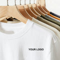 Luxury Fashionable Vintage Acid Wash Custom LOGO Printing Oversize T Shirts for Men
