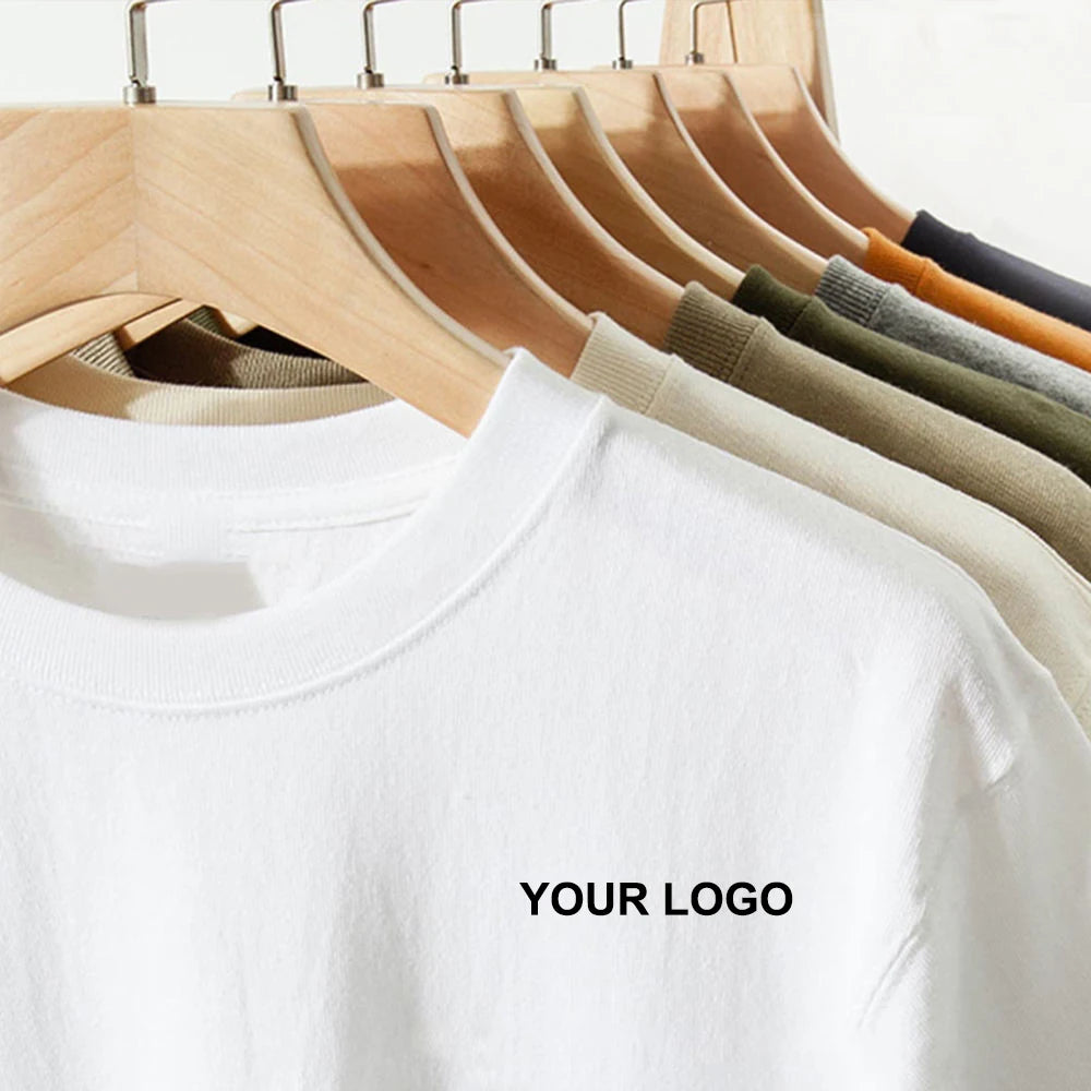 Luxury Fashionable Vintage Acid Wash Custom LOGO Printing Oversize T Shirts for Men