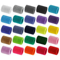Aolikes Factory Price 8CM Wrist Brace Multicolor Knitting Cotton Towel Wrist Support Sweat Bands Elastic Hot Sale Sport