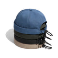 6 Panel Brimless Men's Docker Hat Custom Logo Quality Mens Docker Caps and Hats Casual Fashion Brimless Baseball Cap