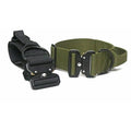 2 Inch Outdoor Heavy Duty Training Nylon Tactical Adjustable Dog Collar