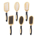 Electroplated Handle Soft Touch Nylon Bristle Air Cushion Comb Massage Care Hair Brush Middle Style Gold Black White Color