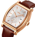 SKMEI 9306 Men's Sport Quartz Watch Leather Band Alloy Case Square Dial Water Resistant