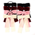 French Cute Korean Fluffy Long Velvet Butterfly Scrunchie Hair Bow Tie