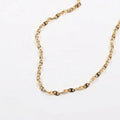 18K PVD Plating Waterproof High Quality Elegant Lady Lace Texture Stainless Steel Choker Necklace