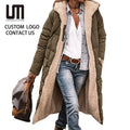 Liu Ming Autumn Winter Trending Women Warm Thick Parkas Solid Color Hooded Long Sleeve Fleece Fashion Coats