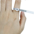 Wholesale Us Uk Plastic Finger Size Band Gauge Ring Measurement Belt Adjustable Magnifier Ring Sizer Manufacturers
