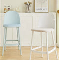 Nordic Modern Simple Outdoor bar Chair Creative Stool bar Front Desk Plastic Chair