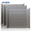 Modern Stylish Aluminium Privacy Slat Fence Outdoor Spaces DIY Security Gates Farm Fencing Metal Fence Post Caps 3D Modeling