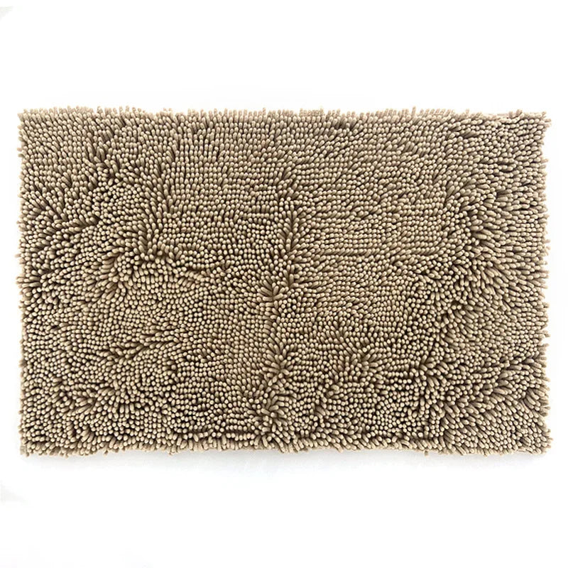 DaiRui Bathroom Luxury Chenille Bathroom Rug Mat Extra Soft Microfiber Bath Rugs for Bathroom Non slip Bath Mats//